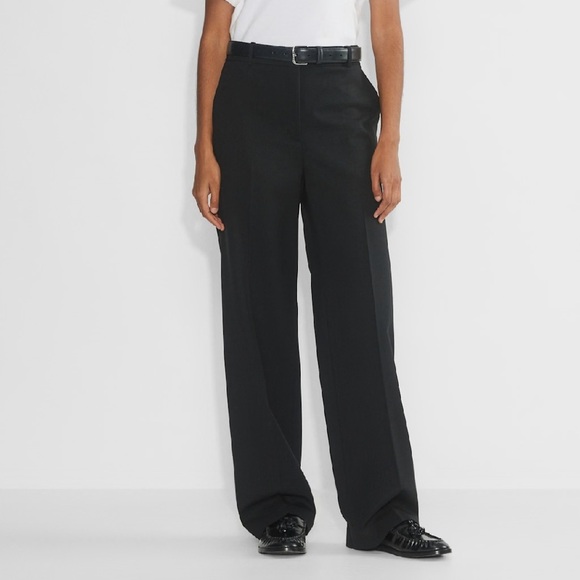 Babaton Pants - Aritzia Babaton Agency Pant- city wool black dress pants